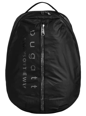 Bugatti Rucksack LETTER'S Kunstfaser in schwarz