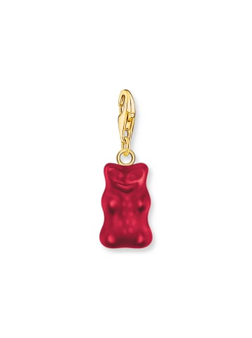 Thomas Sabo Charm-Anhänger in gold, rot