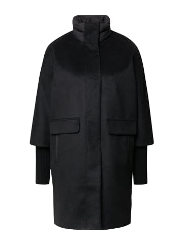 comma Mantel in schwarz