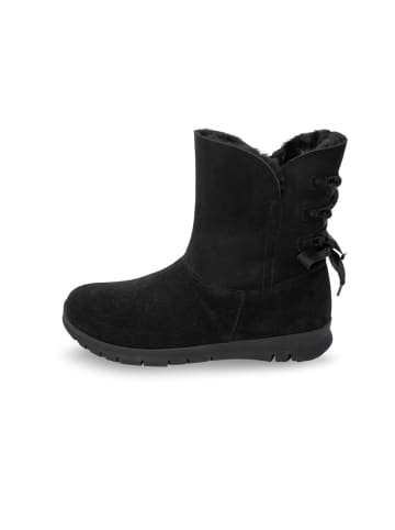 VITAFORM Veloursleder Stiefeletten in schwarz