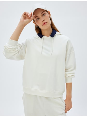 KOTON Sweatshirt in Weiß