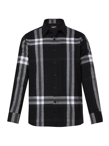 Men Plus Hemd in schwarz