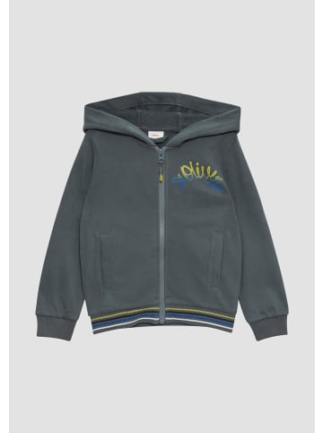 s.Oliver Sweatshirt Jacke langarm in Grau
