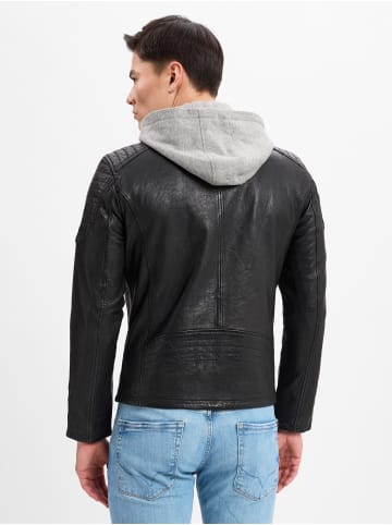 Finshley & Harding Lederjacke Cyprus in anthrazit