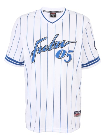 FUBU T-Shirt in white/blue