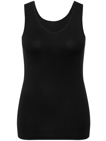 Ulla Popken Unterhemd in schwarz