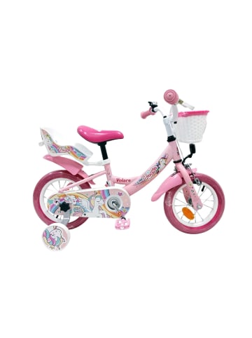Volare Kinderfahrrad Unicorn 12 Zoll in rosa