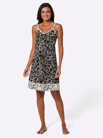 WITT WEIDEN Nachthemden in schwarz-bedruckt + weiß-bedruckt