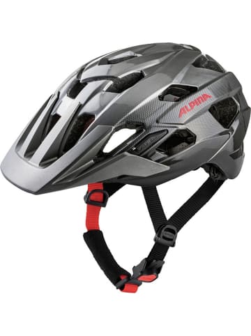 Alpina bicycle Enduro/MTB-Helm Anzana in darksilver-black-red