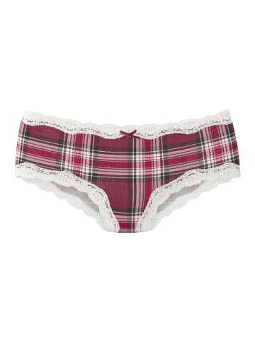 LASCANA Hipster in rot, creme