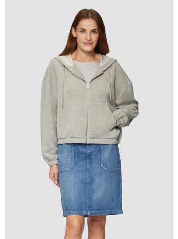 s.Oliver Sweatshirt Jacke langarm in Grau