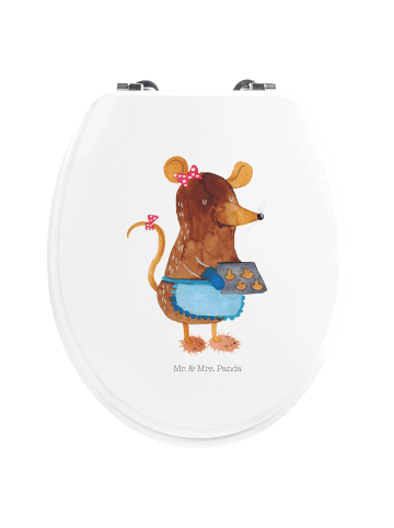 Mr. & Mrs. Panda Klodeckel Maus Kekse ohne Spruch in Weiß