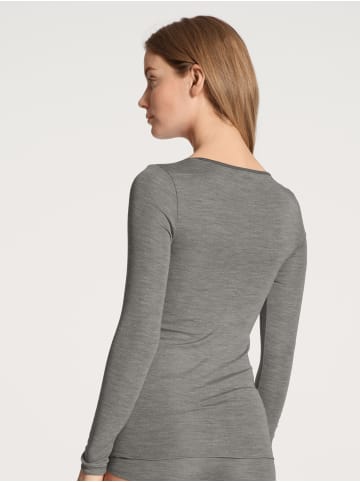 Calida Shirt in platin melé_
