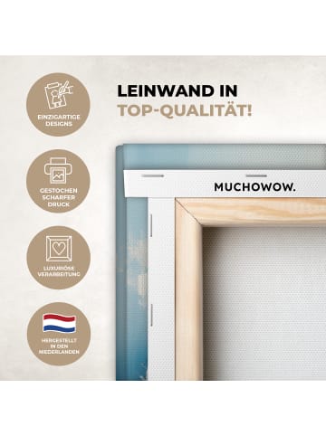 MuchoWow Leinwand bilder Winterwald (BxH)