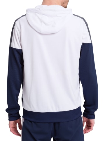 erima Squad Kapuzensweat in weiss/new navy/slate grey