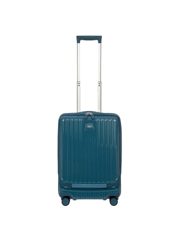 BRIC`s Positano - 4-Rollen Kabinentrolley 55 cm USB erw. (emerald green) in oktan