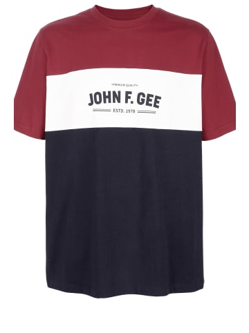 John F. Gee Kurzarm T-Shirt in marine