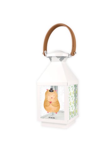 Mr. & Mrs. Panda Tischlaterne Hamster Hut ohne Spruch in Transparent