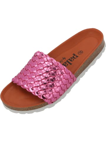 Palado Pantoletten Lerima by Sila Sahin in Pink Metallic