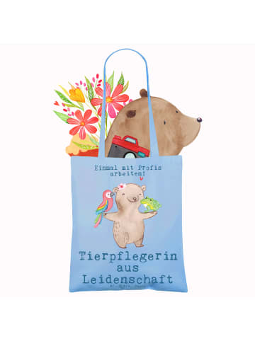 Mr. & Mrs. Panda festivaltasche Tierpflegerin Leidenschaft mit S... in Sky Blue