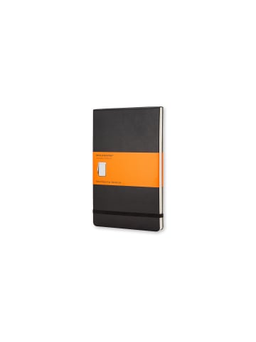 Moleskine Notizblock mit festem Einband, Liniert "Classic Reporter" in Schwarz