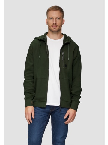 s.Oliver Sweatshirt Jacke in 7883_olivgrün