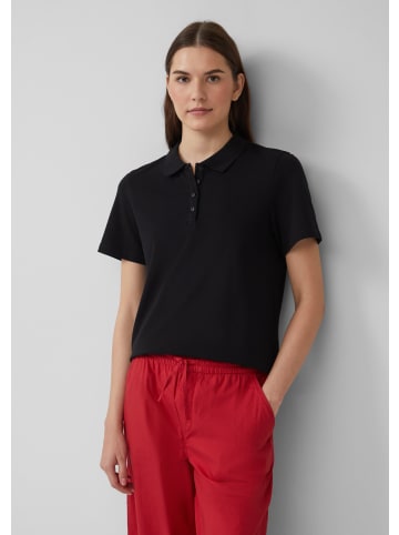 s.Oliver Polo-Shirt kurzarm in Schwarz