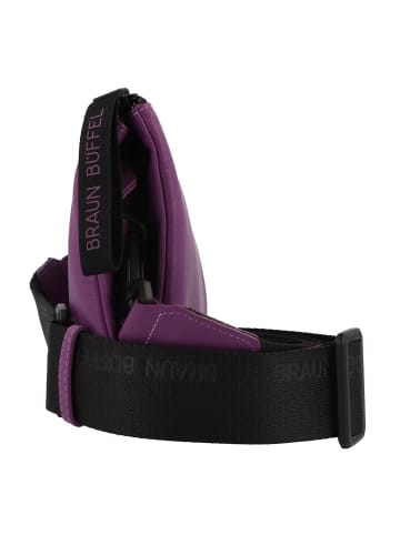 Braun Büffel Capri Umhängetasche RFID Schutz Leder 23 cm in viola