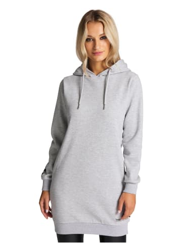 Bruno Banani Sweatkleid ARMSTRONG in Grau / Melange