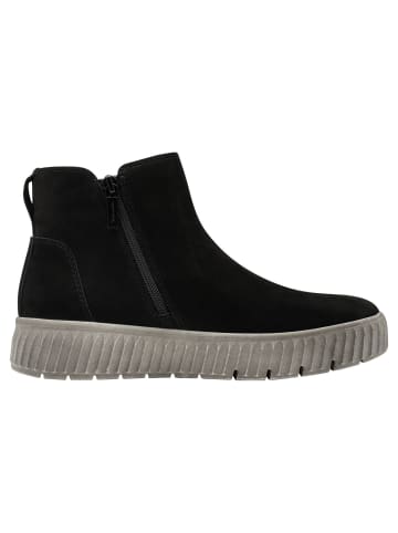 Tamaris WIDE FIT Chelsea Boot in BLACK NUBUK
