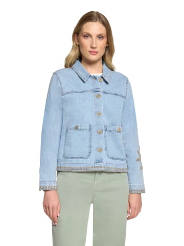 CARTOON Jeansjacke mit Stickerei in Light Blue Denim