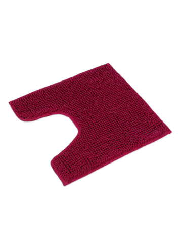 WohnDirect Badematte mit WC Ausschnitt PARIS in Beere