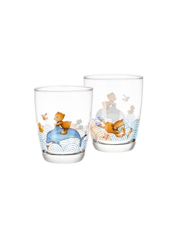 Villeroy & Boch 2er Set Kindergläser Happy as a Bear 150 ml in transparent