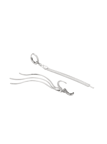 faina Women Tassel Earrings in Silver