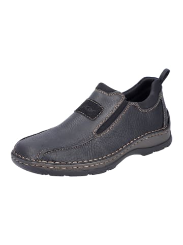 rieker Sneaker Slip on Basic in Schwarz