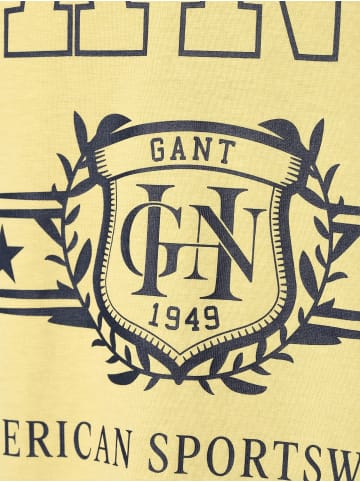 Gant T-Shirt in gelb