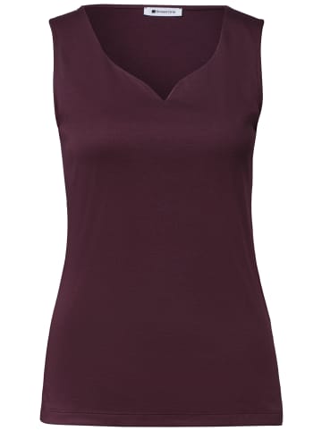 Street One Tanktop in aubergine
