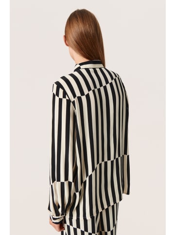 Soaked in Luxury Langarm - Hemd SLMolly Casual fit in Irregular Stripes Beige Print