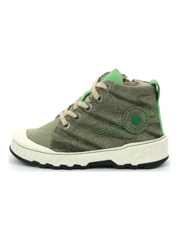 Kickers Sneaker in Khaki/Gruen