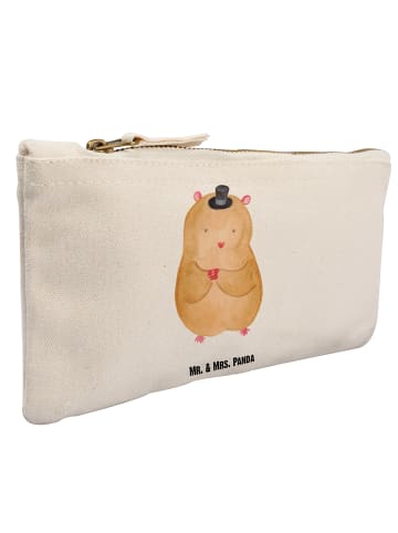 Mr. & Mrs. Panda Kulturbeutel Hamster Hut ohne Spruch in Weiß