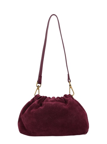 faina Women Bucket Bag in Burgundy
