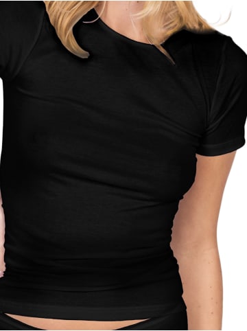 Nina von C. Halbarm Shirt in schwarz