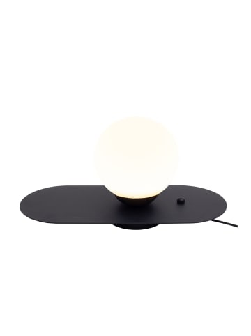 Licht-Erlebnisse Tischlampe (B)15 x (L)35 x (H)22 cm in Schwarz Weiß