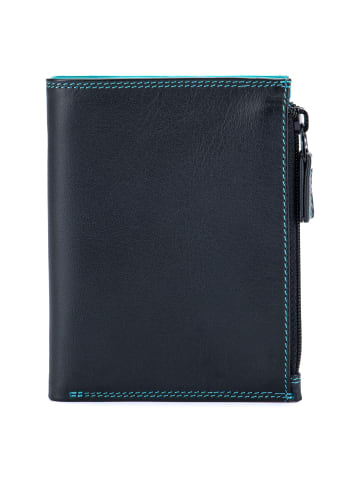 MYWALIT Geldbörse RFID Schutz Leder 9 cm in black-pace