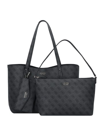 Guess Brenton Shopper Tasche 39 cm in coal logo