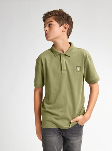 Petrol Industries Klassisches Poloshirt Flaming in Grün