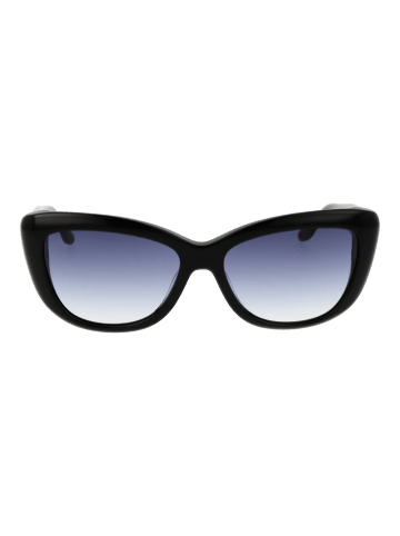 Bulget Frauen Sonnenbrille Katzenauge Schwarz