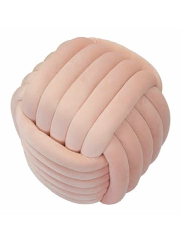 Mauro Ferretti Rosa Samt-Pouf, gewebt, 45 x 45 x 45 cm