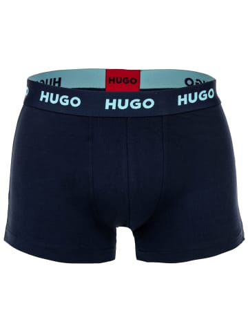 HUGO Boxershort 3er Pack in Blau (Navy)