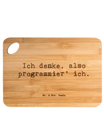 Mr. & Mrs. Panda Essbrettchen Spruch Denker Softwareentwickler m... in Braun